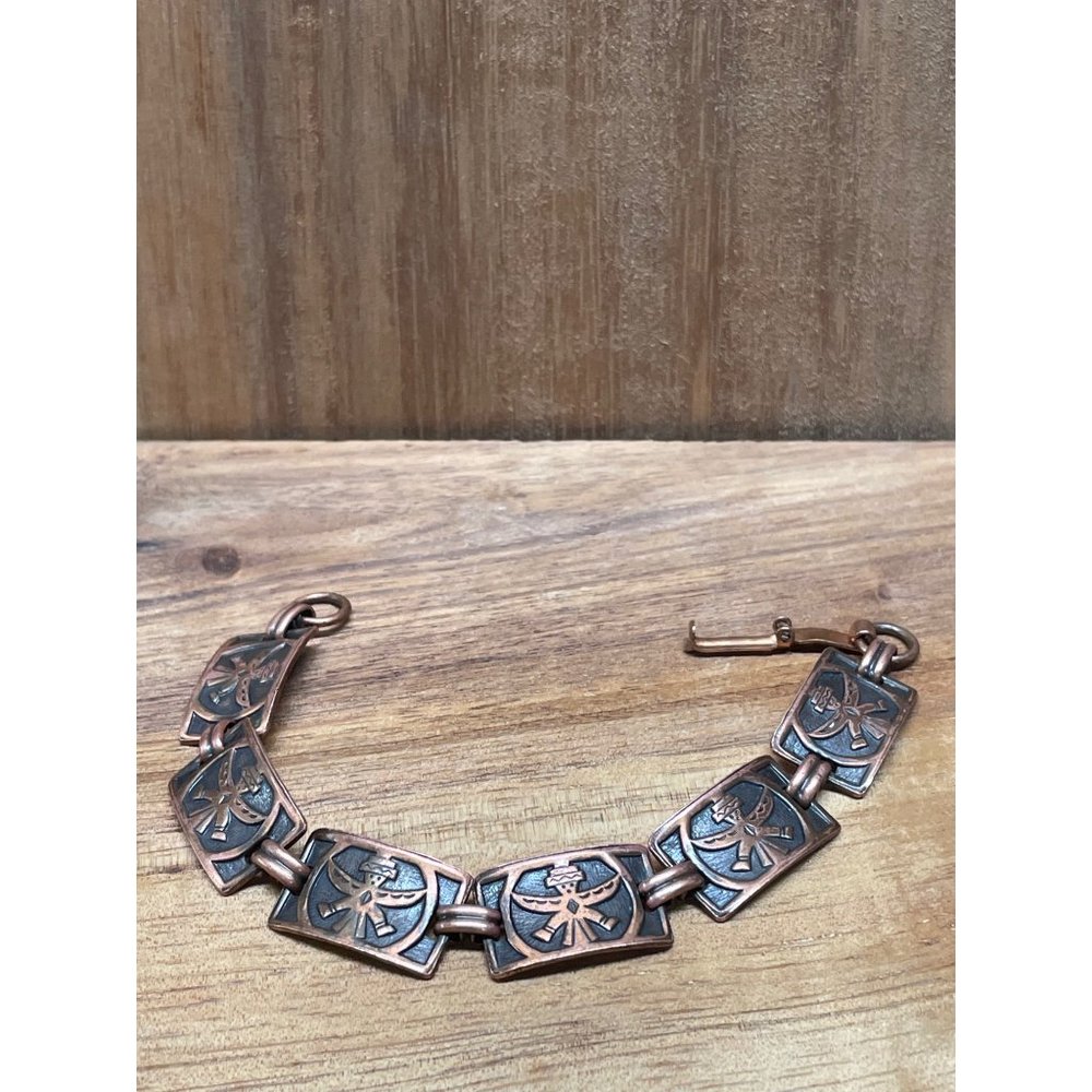 Southwestern style Kids copper bracelet
